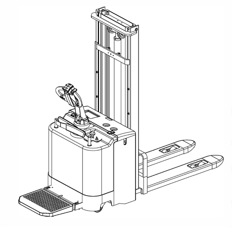 Hướng dẫn sử dụng máy xếp pallet điện