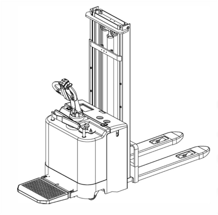 Cách vận hành máy xếp pallet điện